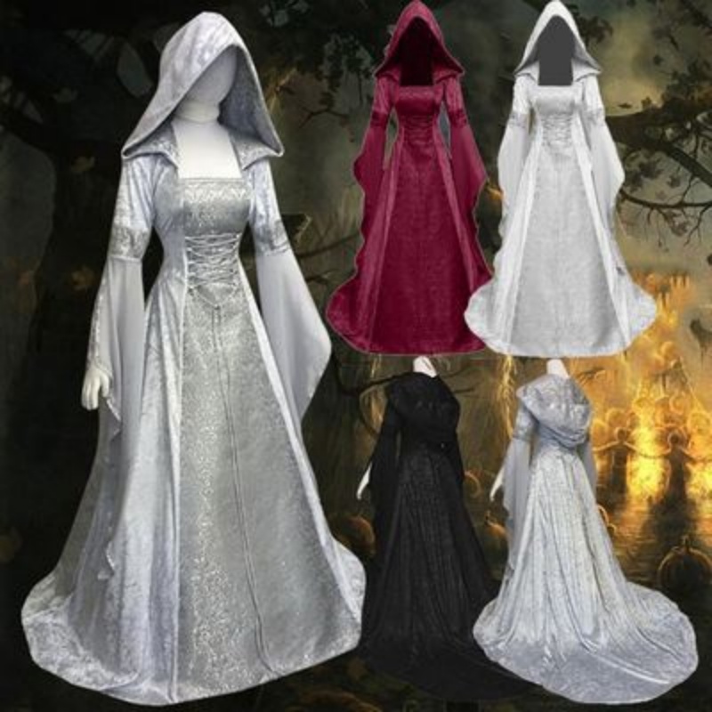 Women's Cosplay Costume Mediev - Wedding Dress ulasan dan harga