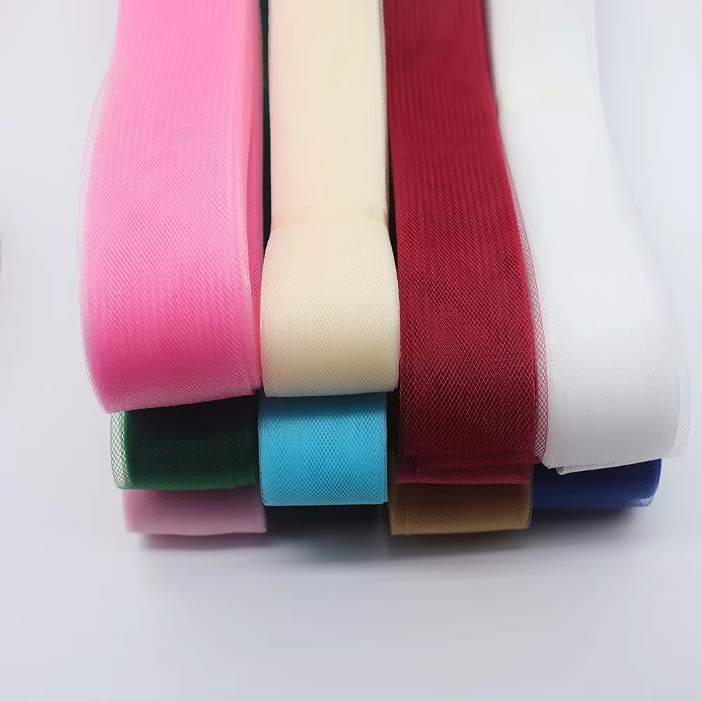 25/50 Yards Stiff Polyester Ho - Wedding Dress ulasan dan harga