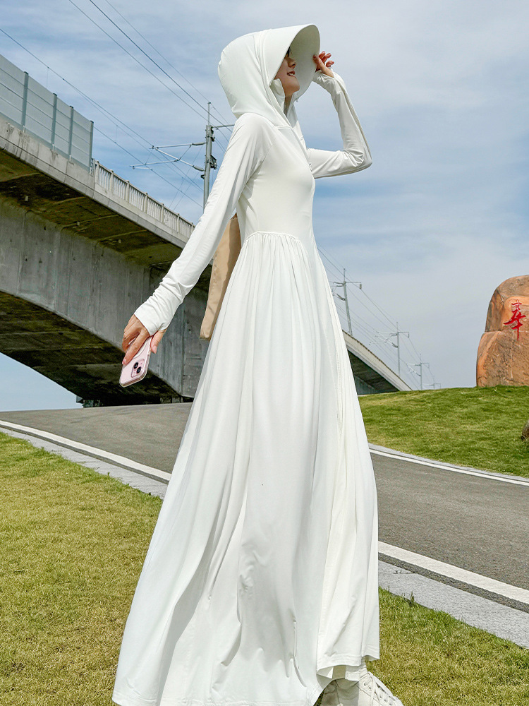 Sun protection clothing for wo - Silk Blouse ulasan dan harga