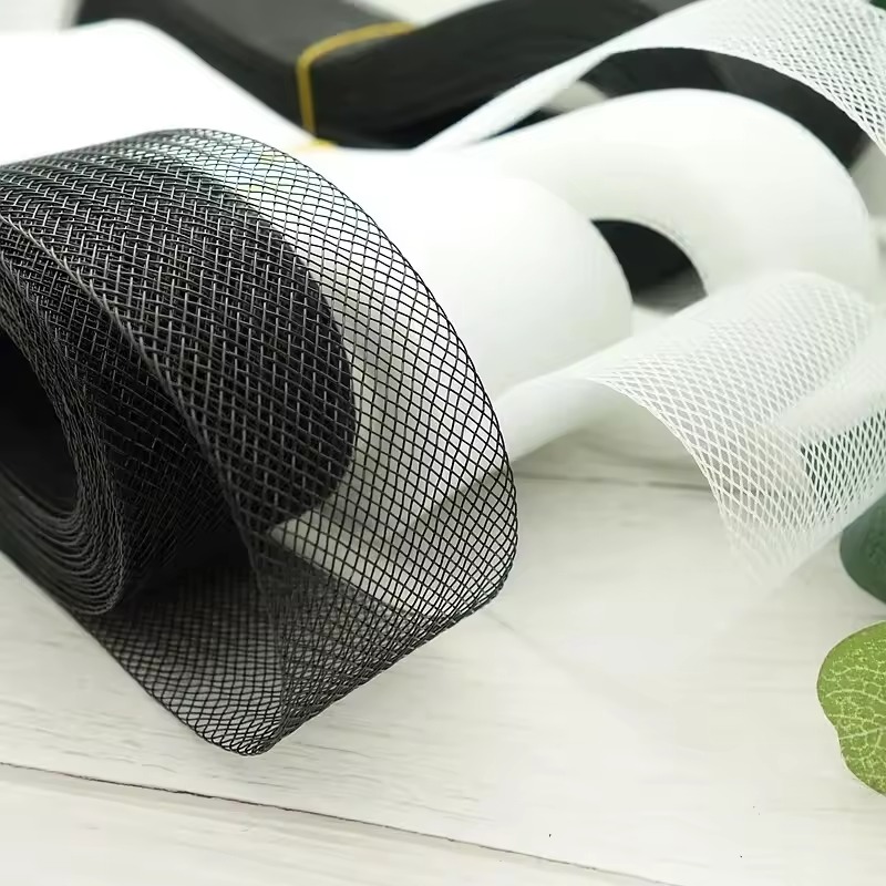 Soft Polyester Mesh Ribbon Fla - Wedding Dress ulasan dan harga
