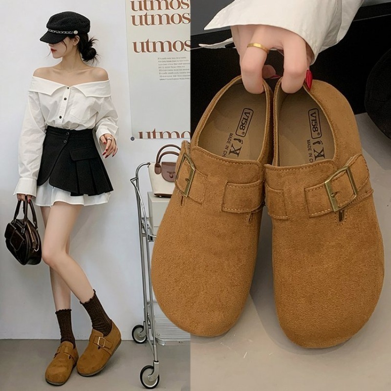 Women Suede Closed Back Birken - Womens Heels ulasan dan harga