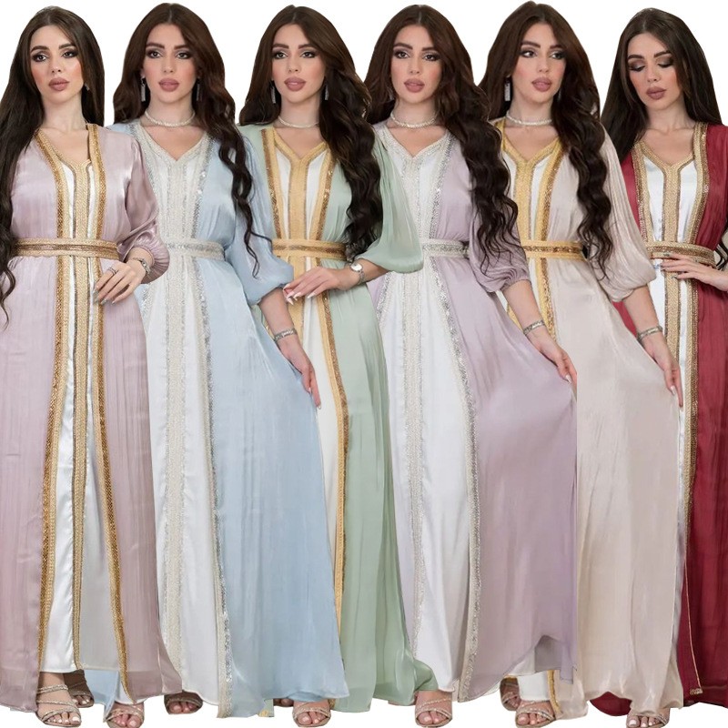 Lavender Sequin Dress V Neck P - Evening Gown ulasan dan harga