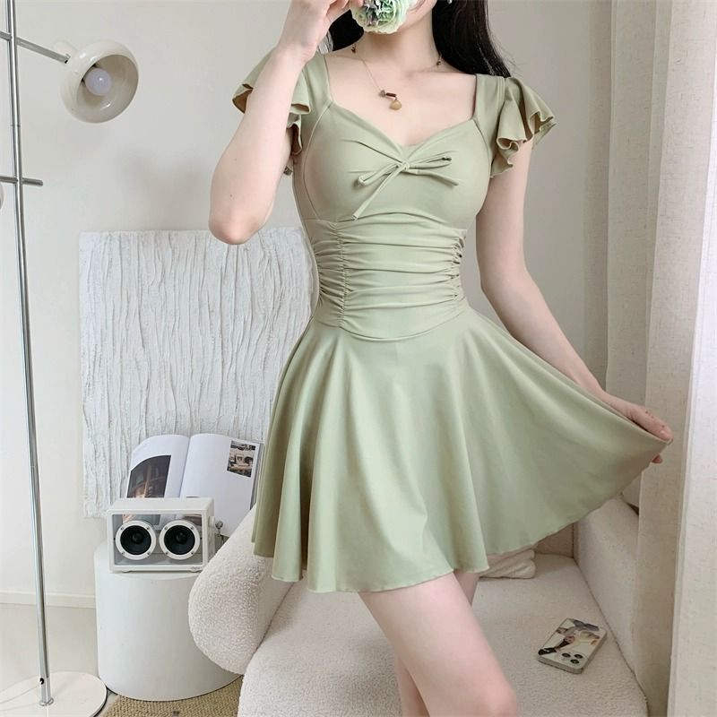 2026 New Women Skirted Swimdre - Womens Suit ulasan dan harga